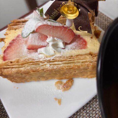 苺のミルフィーユ